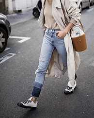 Image result for Sneakers and Skinny Jeans Women