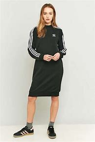Image result for Adidas Long Sleeve Black Dress