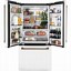 Image result for White Refrigerator Cabinet