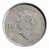 Image result for Canadian 10 Pence Coin