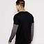 Image result for Black Long Sleave Shirt with White Shirt