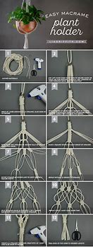 Image result for Macrame Plant Hanger Knots DIY