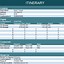 Image result for Corporate Travel Itinerary Template