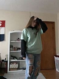 Image result for Shirt Over Hoodie Outfit