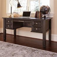 Image result for Ashley Furniture Office Desk with Bookshelves