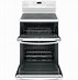 Image result for White Electric Range with Double Convection Oven