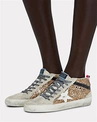 Image result for Golden Goose Sneakers Mid Star Silver White