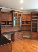 Image result for home office cabinets wood
