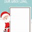 Image result for Santa Claus Letter Template for Kids