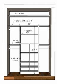 Image result for Closet Shelving Tower Blueprint