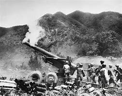 Image result for Korean War Us Artillery