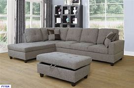 Image result for Grey Sectional Sofa with Chaise