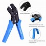 Image result for Wire Terminal Crimping Tool Kit, Qibaok Ratcheting Wire Crimper AWG 22-16(0.5-1.5Mm²) With 500PCS Female Male Spade Connectors & Bullet Connectors