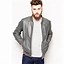 Image result for Gray Zip Up Leather Jacket