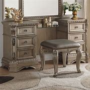 Image result for Vanity Desk with Drawers