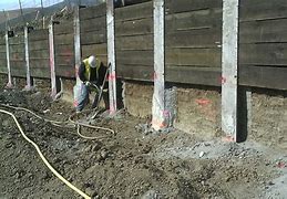 Image result for Soldier Pile Wall Design Example