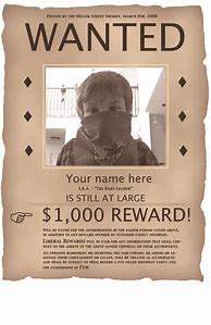Image result for Old-Fashioned Wanted Poster