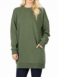 Image result for women's oversized crewneck sweatshirts