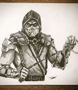 Image result for Mortal Kombat 11 Scorpion Sketch