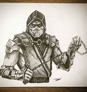 Image result for How to Draw Scorpion Mortal Kombat