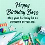 Image result for Boss Birthday Wish