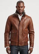 Image result for Men's Leather Aviator Jacket