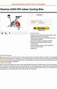 Image result for Stamina CPS 9200 Exercise Bike