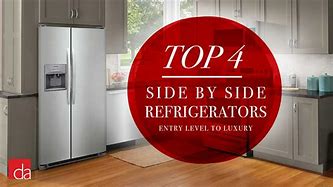 Image result for Side by Side Fridge and Freezer