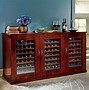 Image result for Bar Furniture Wine Cabinet with Refrigerator
