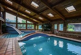 Image result for Home Indoor Pool with Slide