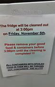 Image result for Clean Up Sign