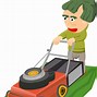 Image result for Free Clip Art Lawn Mower Black and White