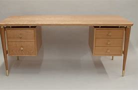 Image result for Mid Century Modern Wood Desk