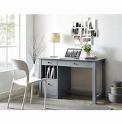 Image result for Grey Computer Desk Retro