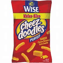 Image result for Wise Baked Cheese Doodles