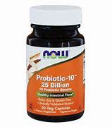 Image result for NOW Foods Probiotic-10 Supplement Vitamin | 100 Billion CFU | 30 Veg Caps
