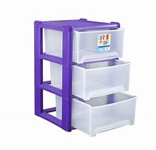 Image result for Plastic Storage Units with Drawers