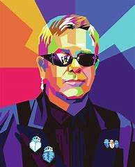 Image result for Elton John Line Art