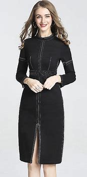 Image result for Long Sleeve Bodycon Dress with Sneakers