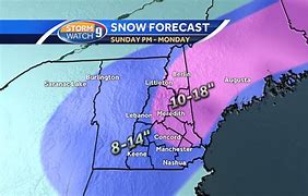 Image result for Snow Accumulation Forecast Map