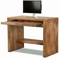 Image result for Small Wood Computer Desk