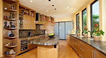 Image result for Contemporary Kitchen Cabinets