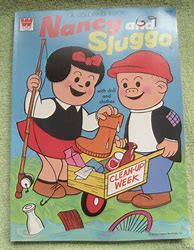 Image result for Nancy and Sluggo Coloring Book