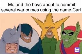 Image result for Cheems War Crimes