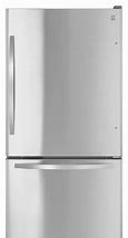 Image result for KitchenAid Black Single Door Bottom Freezer Refrigerator