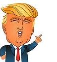 Image result for Cartoon of Trump Giving Speech