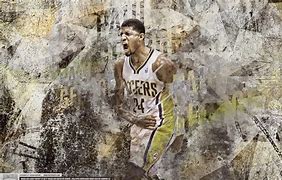 Image result for Paul George Dunk Coloring Pages