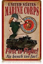 Image result for Marine Corps Tattoo Pin Up