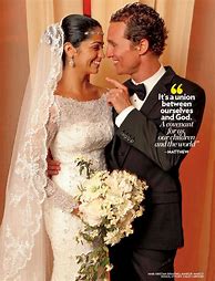 Image result for Matthew McConaughey and Camila Alves Wedding