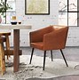 Image result for Wood and Woven Leather Dining Room Chairs